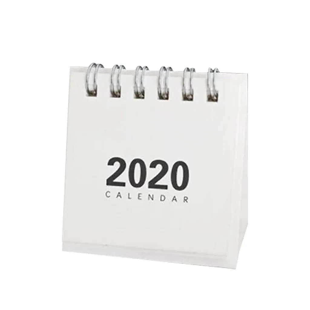 2020 настольный мини-календарь стоячий флип-календарь ежедневный ежемесячный