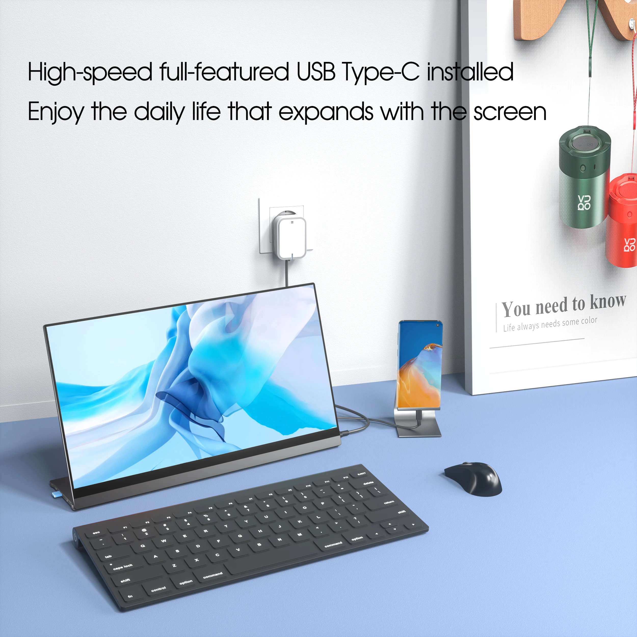 портативный монитор uperfect сенсо