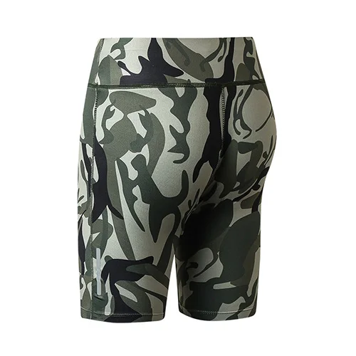 army green Новинка, сексуальные женские шорты с карманами для спортзала, компрессионные, для фитнеса, облегающие, спортивная одежда, леггинсы, шорты, брюки для бега, йоги, спорта - Цвет: army green