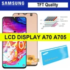 TFT LCD без биометрики для SAMSUNG Galaxy A70 LCD A705 A705F SM-A705MN дисплей сенсорный экран дигитайзер сборка запчасти для ремонта