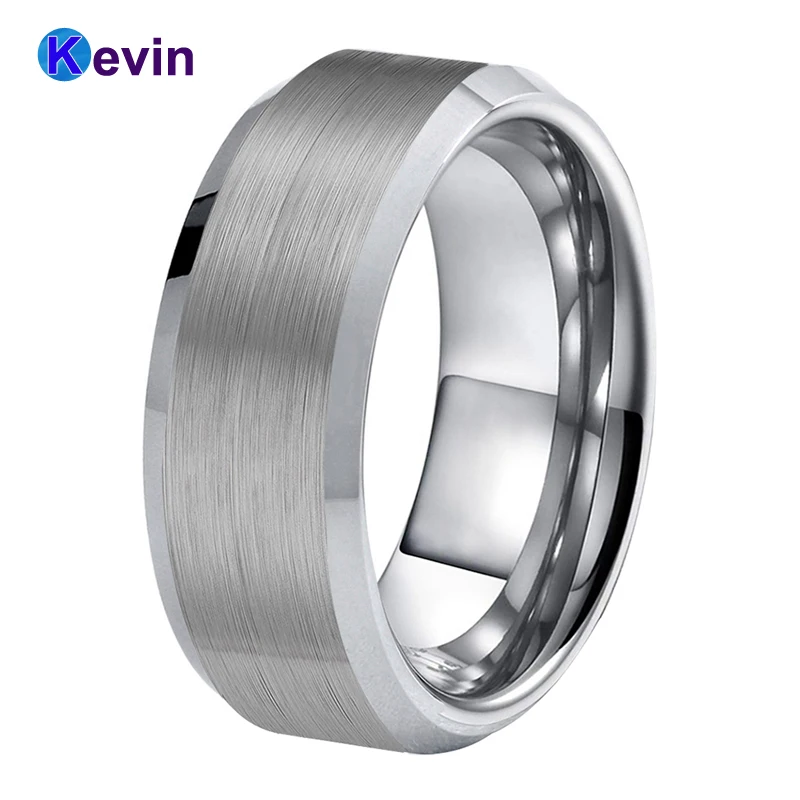 Кольцо из карбида вольфрама обручальное кольцо для мужчин и женщин 6 мм 8