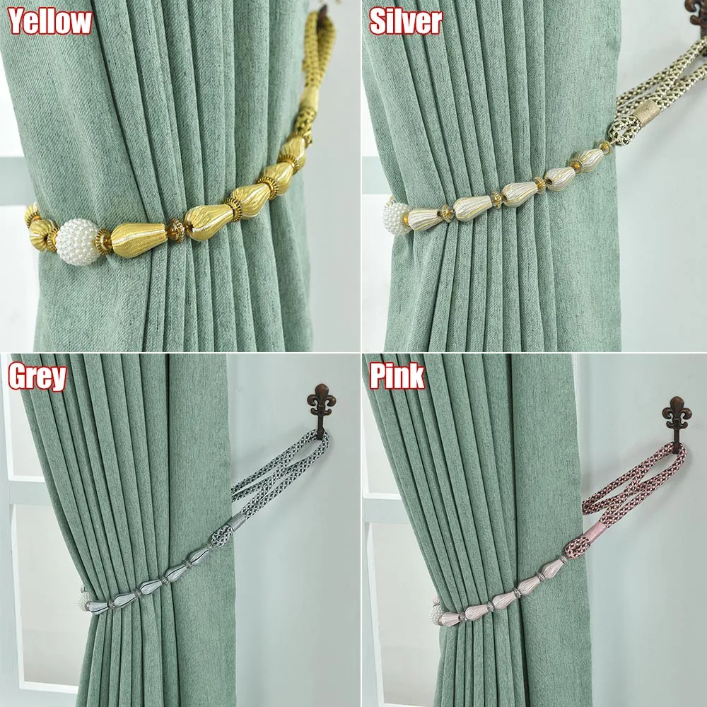 1 пара подхватов для штор зажимы держатель подвесной ремень Пряжка аксессуары