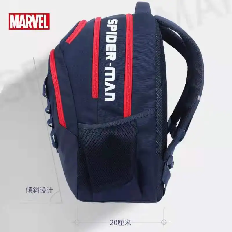 2021 Disney New Causal School Bags For Boys Primary Student Shoulder Orthopedic Backpack Spider Iron Man Captain America Gift