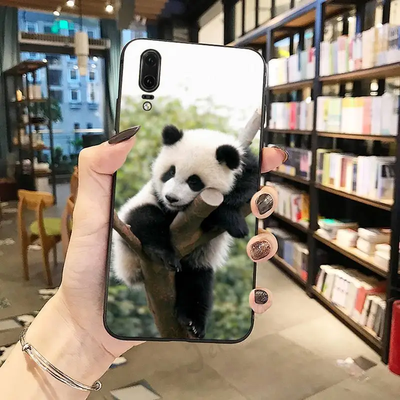 

Cute animal panda bamboo Phone Case For Huawei honor Mate P 10 20 30 40 Pro 10i 9 10 20 8 x Lite