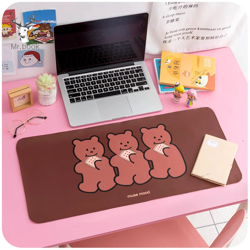 

Game console cartoon table mat, PU waterproof leather table mat, computer keyboard, desktop decoration, 60x30cm set