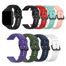 Watch Band Compression Molding Adjustable 20mm Silicone Watch Belt Intelligent Wearable Device Accessories