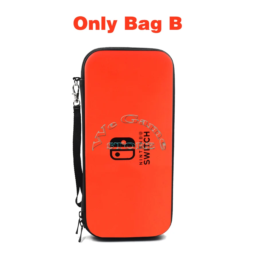 Only Bag B Дорожный переключатель 5 в 1 аксессуары чехол Жесткая Сумка для хранения Кристаллическая оболочка протектор экрана колпачки на большой палец 【doswitch ручки - Цвет: Only Bag B