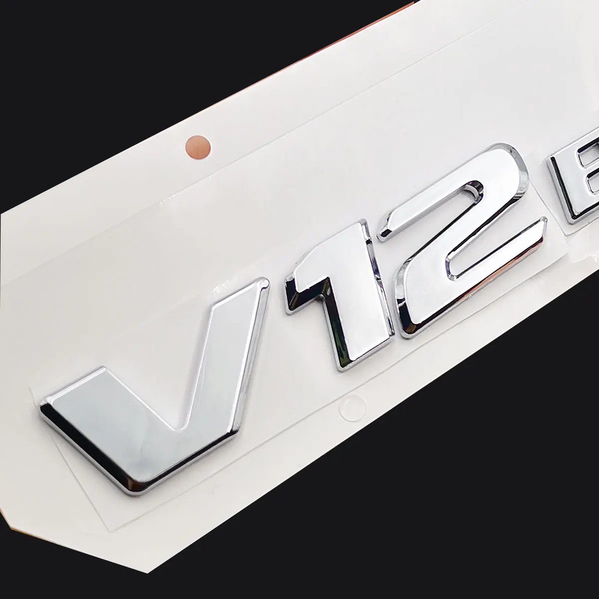 V12 BITRUBO логотип эмблема значок для Mercedes Benz C63 E300L крыло сторона Supercharge турбо