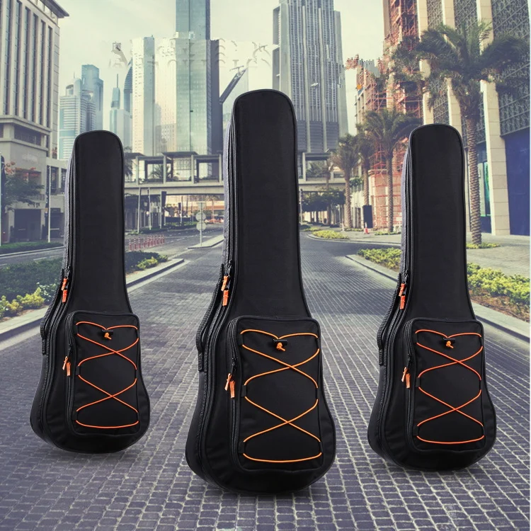 20mm Waterproof Soprano Concert Ukulele Bag Case Backpack 21 23 24 26 Inch Ukelele Beige Mini Guitar Accessories Gig |