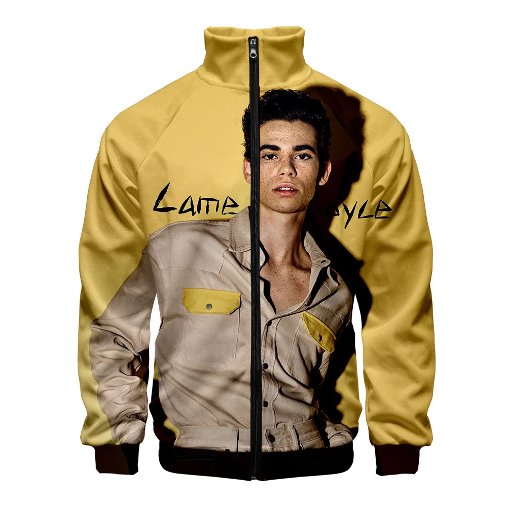 

Cameron Boyce 3D Printed Stand Collar Zipper Jacket Fashion Women/Men Hot Sale 2019 Fashion Trendy Streetwear Clothes