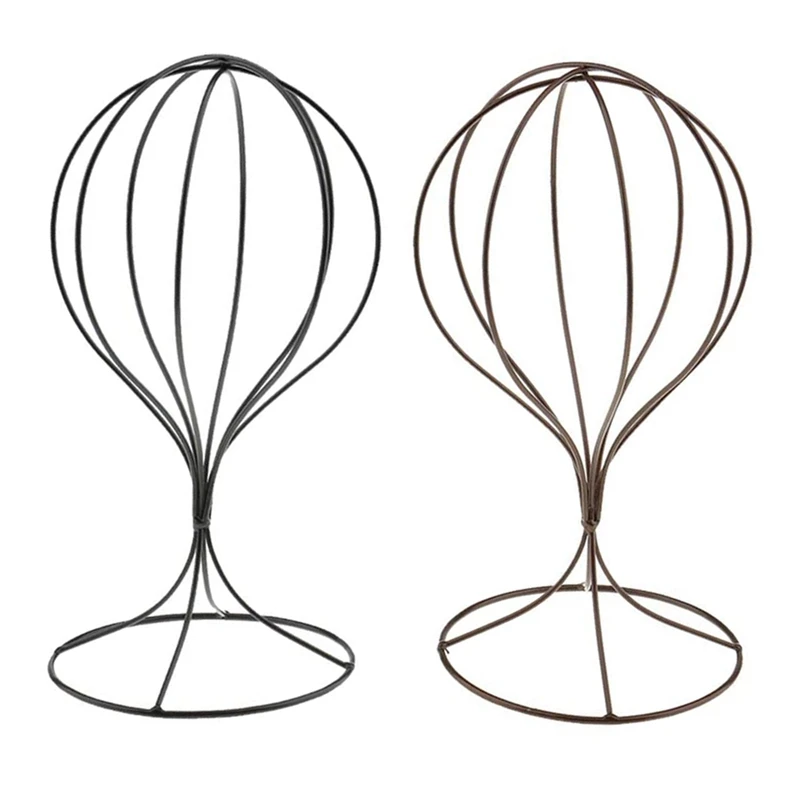 

Металлическая подставка для париков, держатель для шляп в ковбойском стиле, прочная и вертикальная полка для хранения крышек, 2 шт.