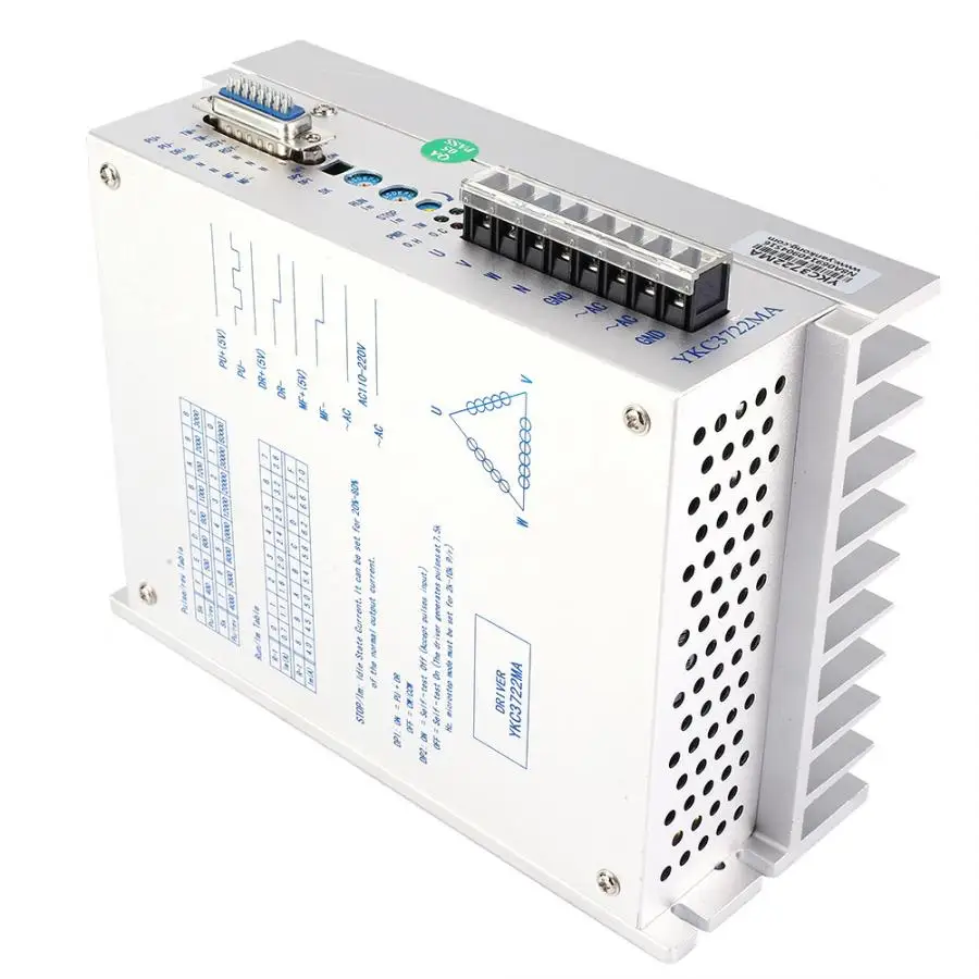 AC 110 220V сервопривод 0.7A 7A 3 фазы Драйвер шагового двигателя 200 кппс контроллер