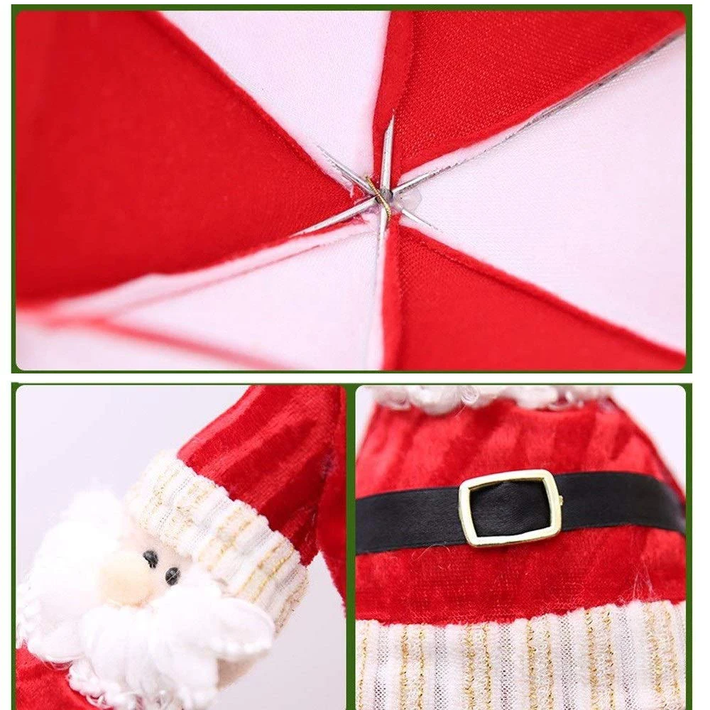 Рождественские домашние потолочные украшения парашют Санта Клаус снеговик