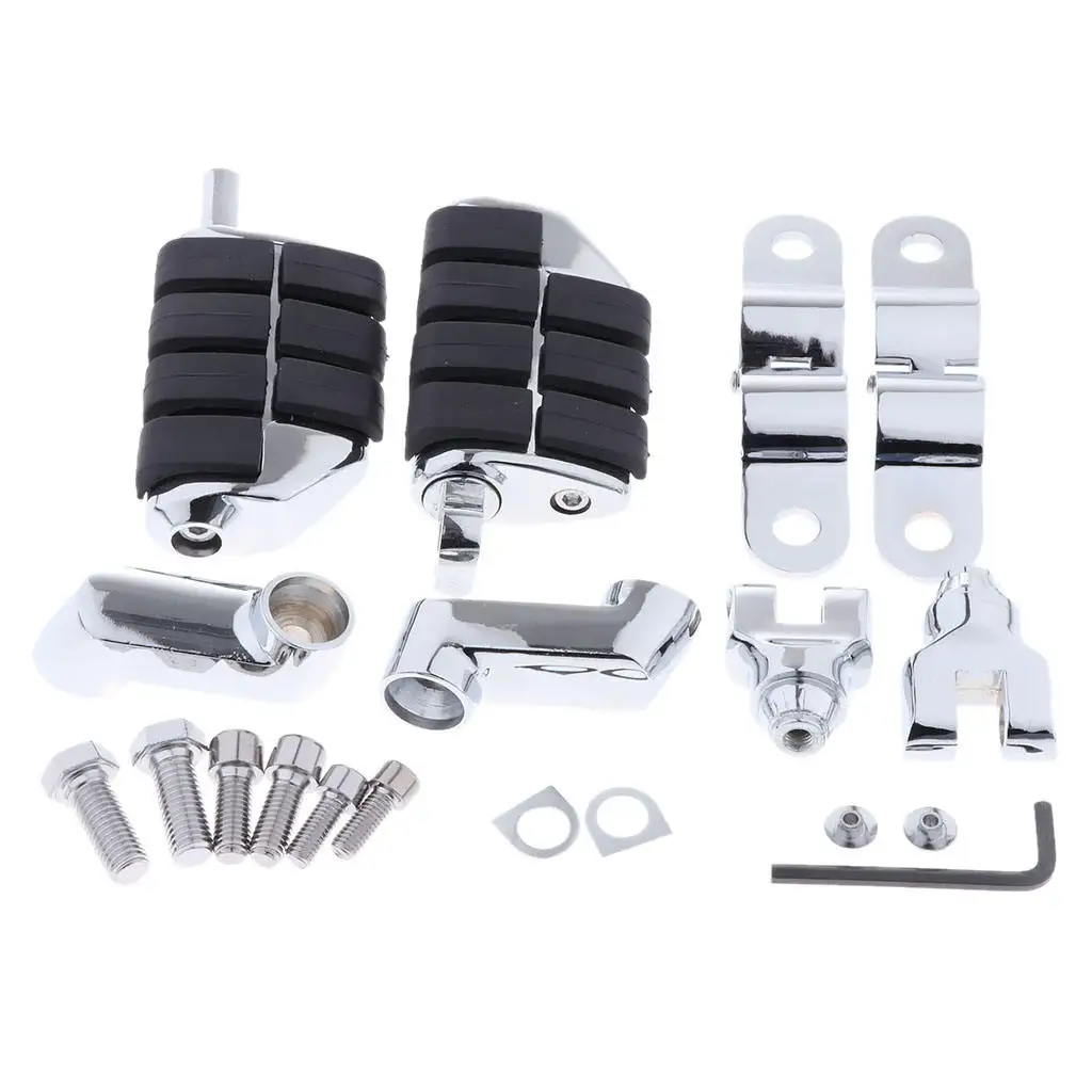 

Highway Foot Pegs Rest with Mounting Hardware for Harley Honda