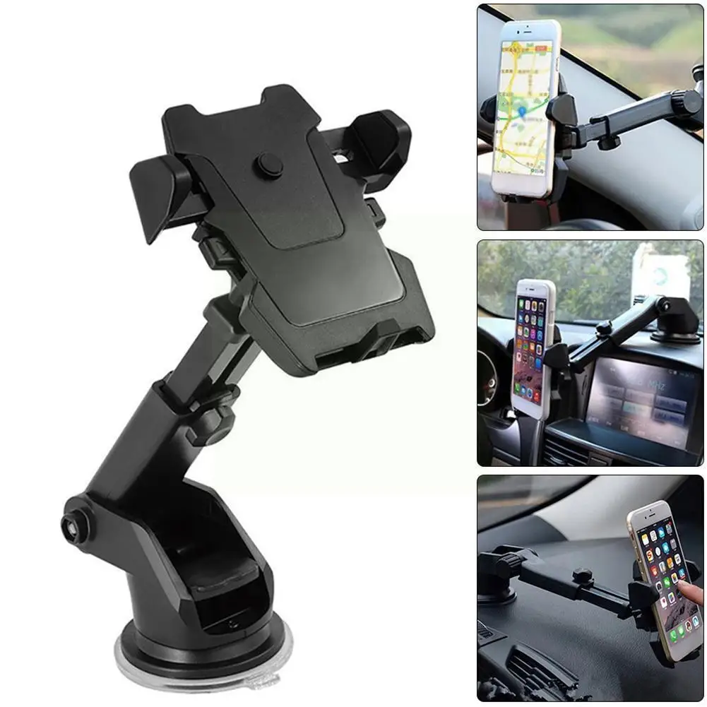 

Universal 360 Degree Car Phone Holder Adjustable Car Mount Holder Suction Cup Holder For Mobile Phone Car Interior Accessor E7a6