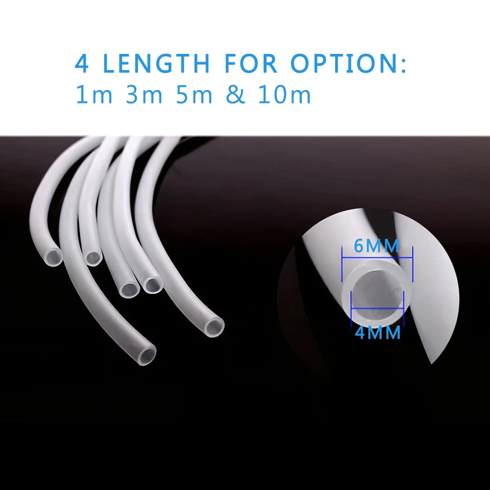 Мягкий силиконовый кислородный насос шланг 4 мм 6 трубка насоса для воздушных