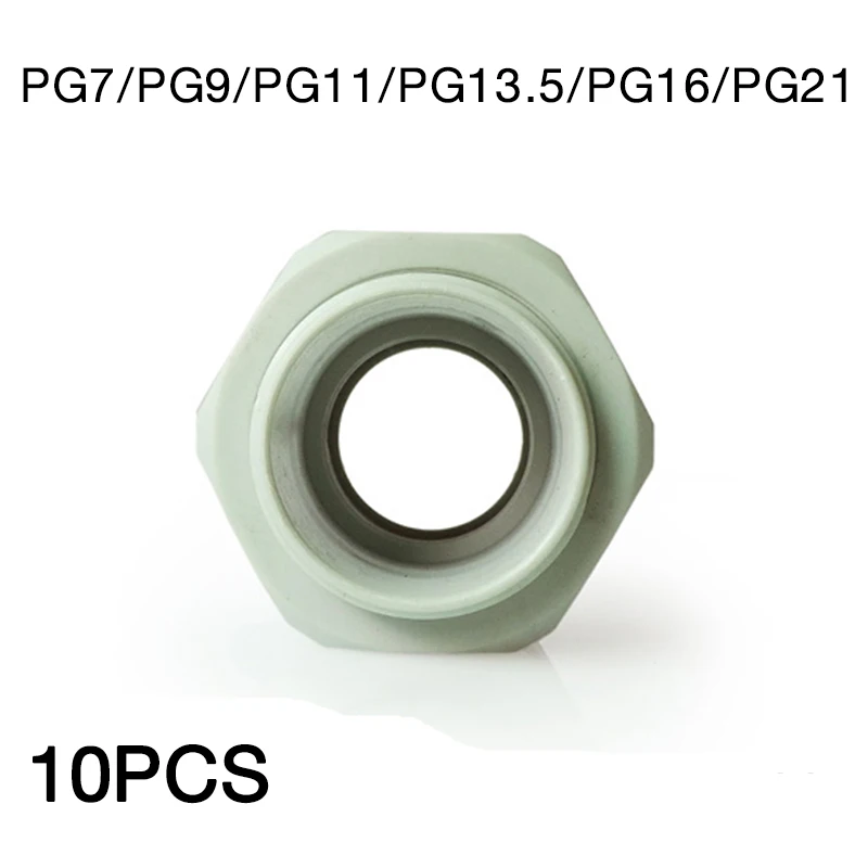 

PG Series Waterproof Cable Gland Cable entry IP68 White Black Nylon Plastic Connector PG7/9/11/16 PG13.5/21