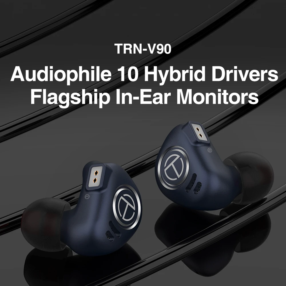 Лучшие HIFI гибридные наушники 1DD + 4BA в ушах спортивные для бега Bluetooth гарнитуры TRN