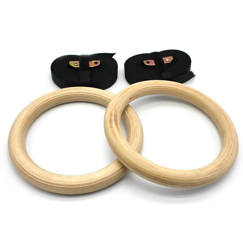 

28 мм деревянные упражнения фитнес гимнастические кольца с пряжкой Ремни подтягивания мышцы Ups силовой тренировочный инструмент