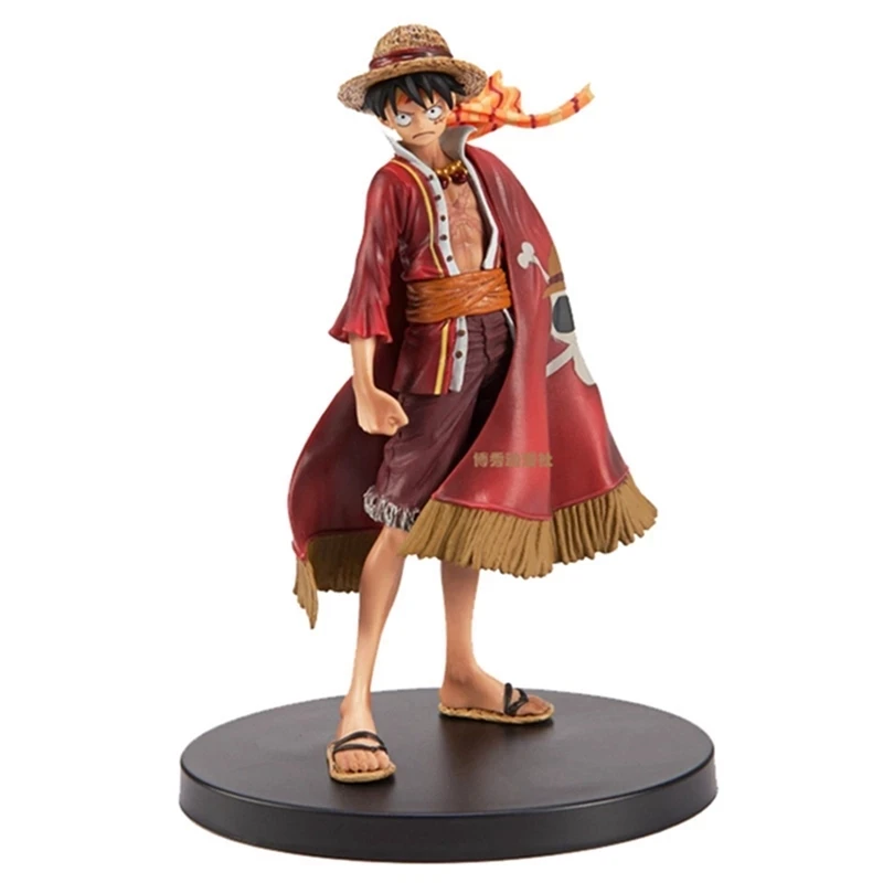 

15th Anniversary Japan Anime Figure Monkey D Luffy Figurine Finished Goods PVC Action Figure Collection Model Toys 18cm Figura