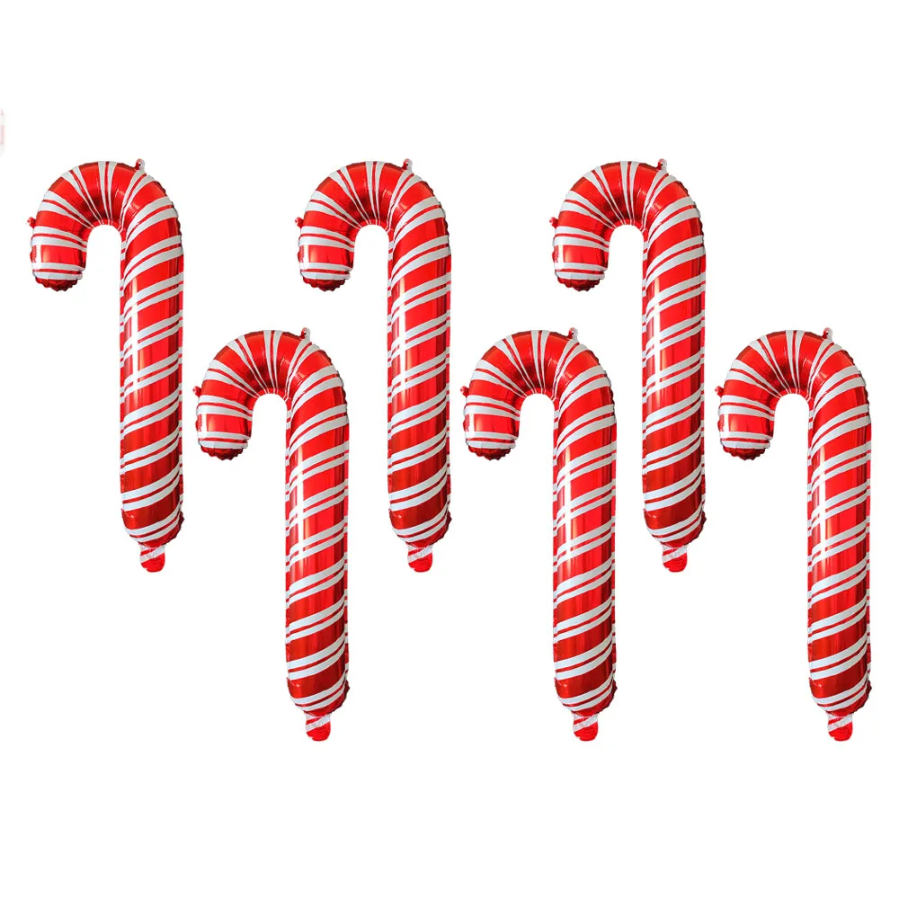 

6 шт., фольгированные воздушные шары в виде тростника