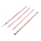 Ложка вакуумная для удаления черных точек, акне, прыщей, угрей, 4 шт.компл.