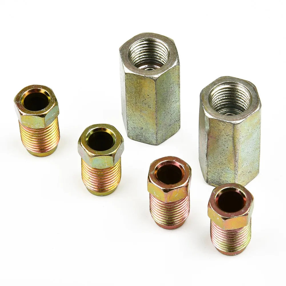 

10mm Brake Pipe Connector Female+Male Fittings Accessory M10 Parts Union
