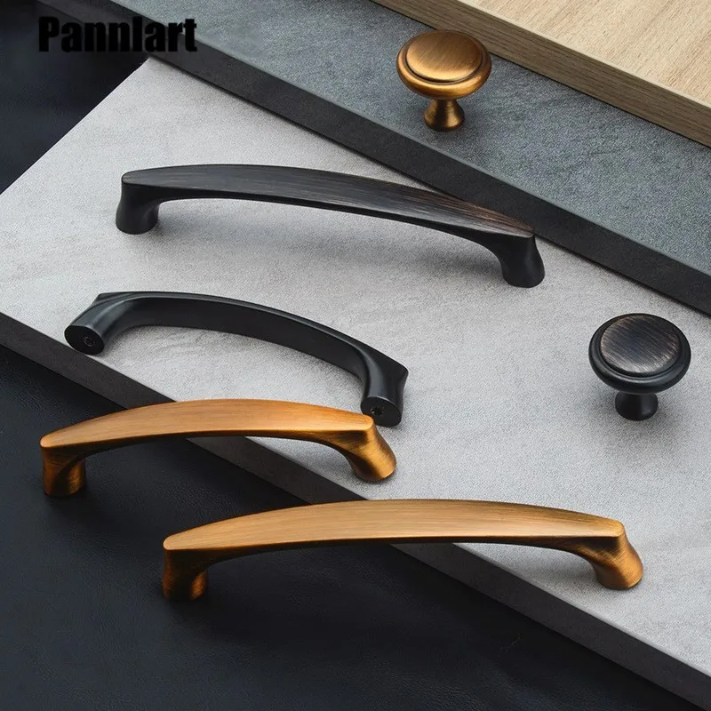 Ручки для мебели Pannlart в винтажном стиле ручка шкафа кухни выдвижного ящика из