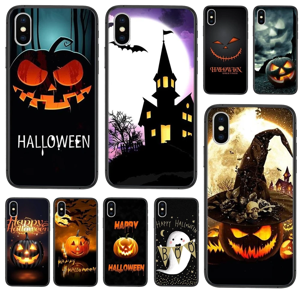 Счастливый Хэллоуин голова тыквы супер дешевый чехол для телефона Samsung Galaxy A72 A725F