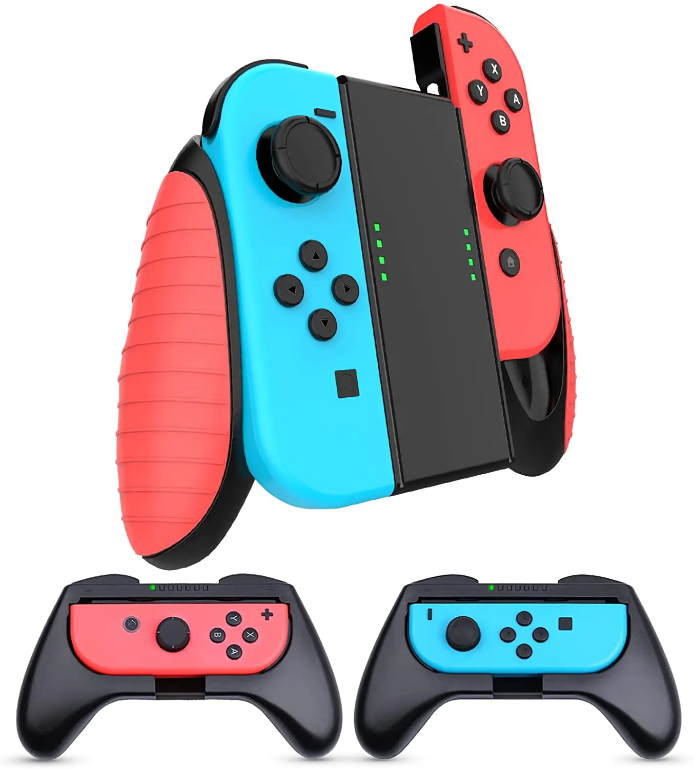 HEYSTOP-empuñadura de Gaming para Nintendo Switch/Switch, accesorio OLED, Joy Con, versión