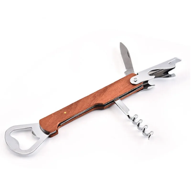 Деревянный многофункциональный нож для Вина Штопор штопор винных бутылок