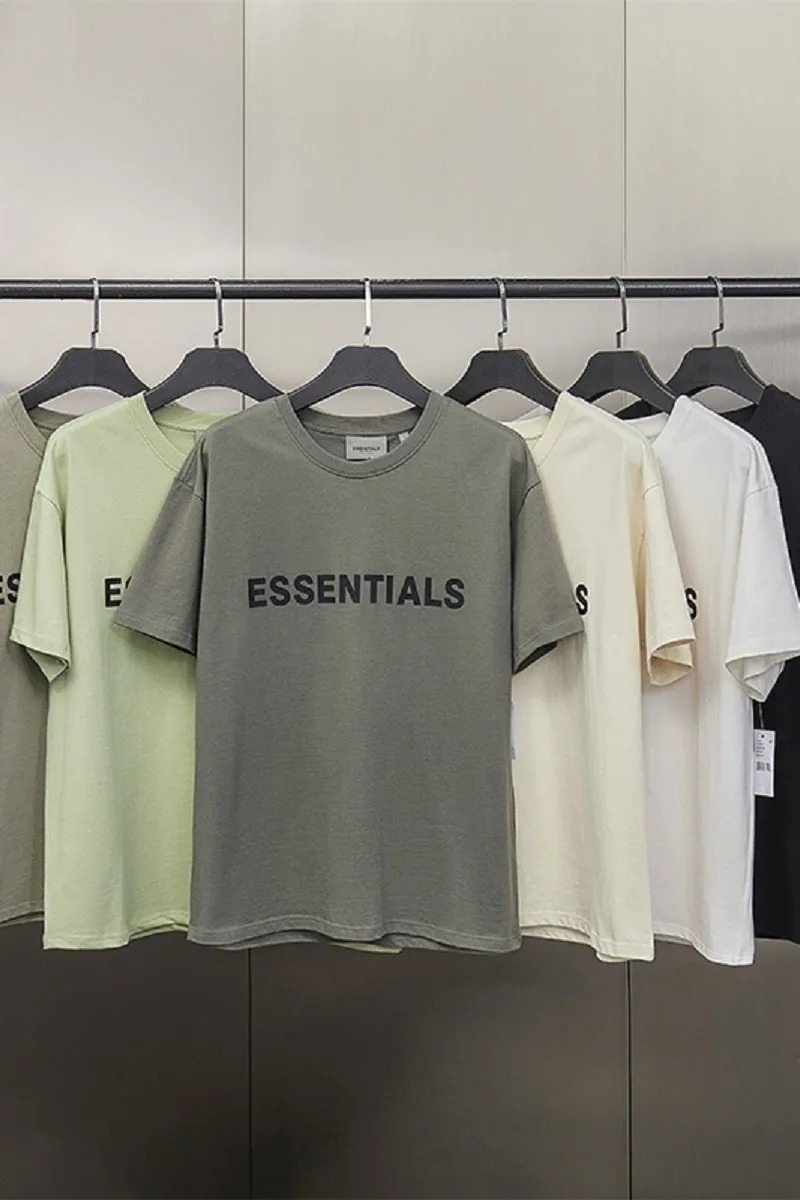 

Fashion summer men's T-shirt 1:1 Jerry Lorenzo high street brand silicone logo hip hop loose oversize Unisex cotton short sleeve