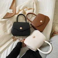 bolsos mujer tote bags for women 2020 autumn shoulder crossbody bag female handbags and purses mini pu leather solid color flap