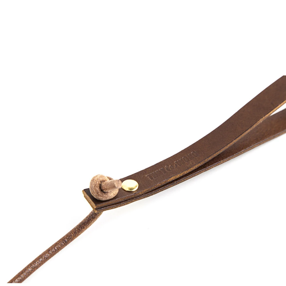 Кожаный поводок ручной работы для собак прогулочный бега портативный