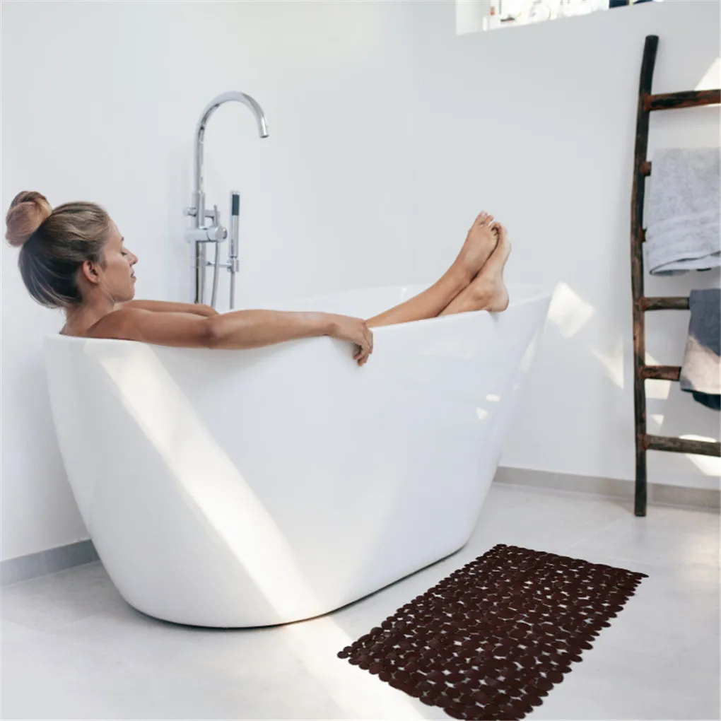 Нескользящий коврик для ванной комнаты из ПВХ ванны и душа с присосками