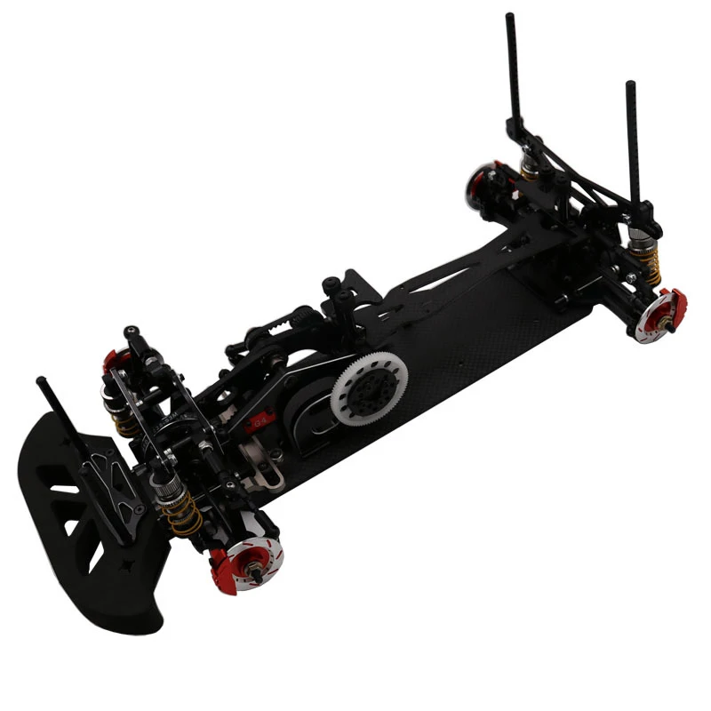 1/10 сплав и углеродное волокно 078055B G4 RC 4WD HSP Drift Racing Car Frame Body Kit Control DIY|Детали