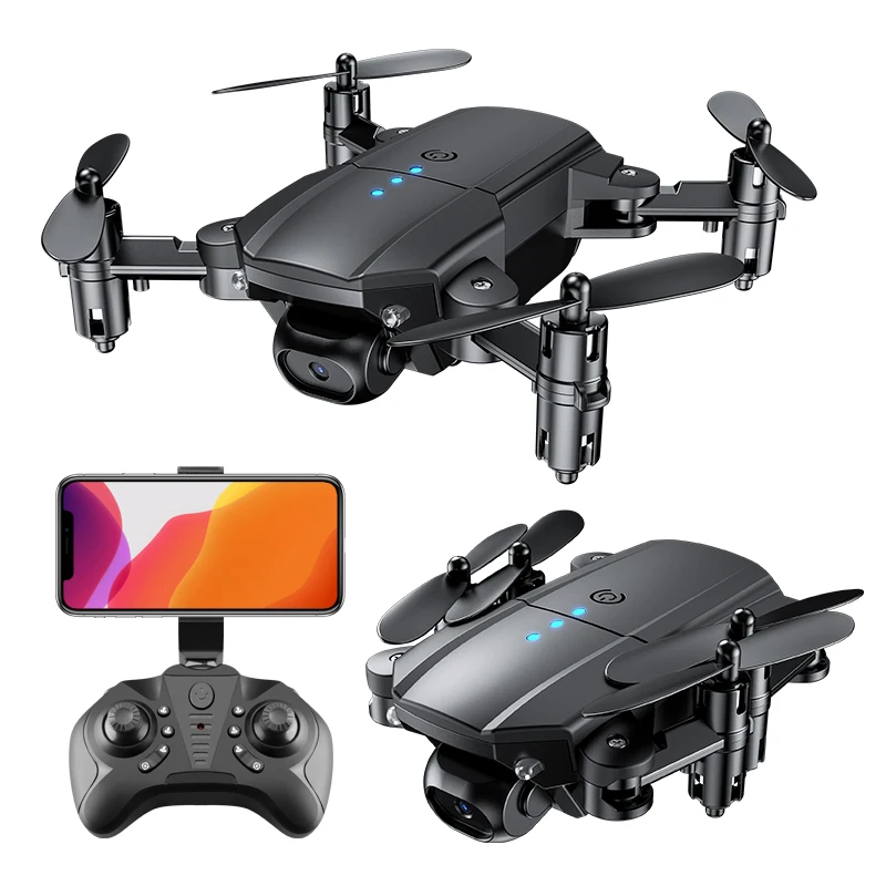 

Mini Drone 4K 1080P HD Dual Cameras WiFi Fpv Air Pressure Altitude Hold Black And Gray Foldable Quadcopter with Camera RC Dron