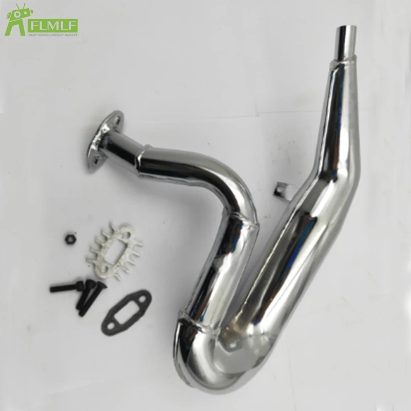 Metal Exhaust Pipe/tuned Pipe Fit for 1/5 HPI ROFUN BAHA ROVAN KM BAJA 5B 5T SS Toys Games Parts | Игрушки и хобби