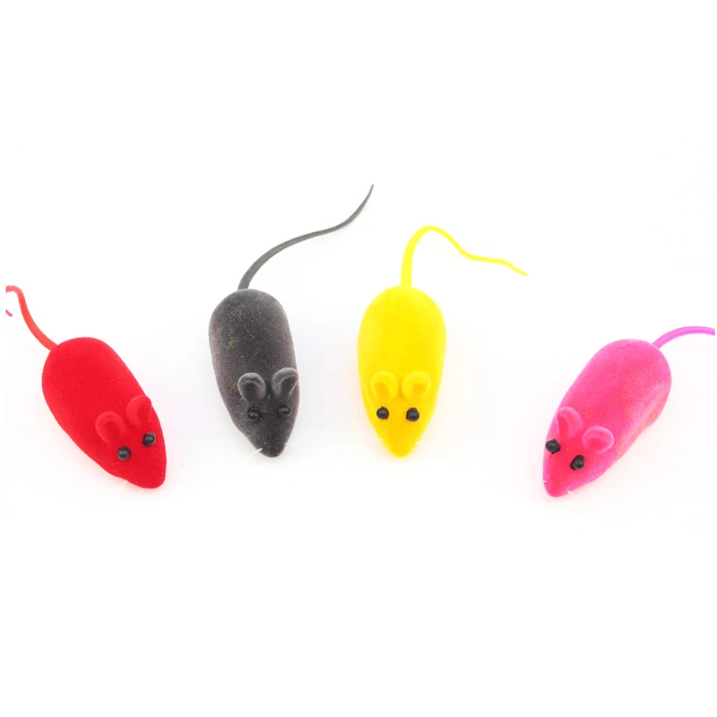 

Cat Supplies Cat Toy Simulation Electronic Wireless Fun Rat Mice Toy For Cat Puppies Silicone Pet Products Mouse Realistic Gifts