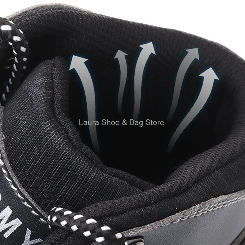 

European standard steel toe safety shoes men high top anti-smash indestructible work safety boots male Anti-scalding security