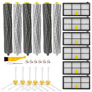 Роликовые щетки для пылесосов iRobot Roomba серии 800, 900, 805, 864, 871, 891, 960, 961, боковая щетка, фильтр