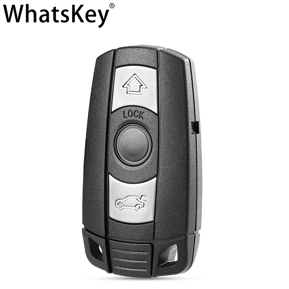

WhatsKey Top Quality 3 Button Remote Car Key Shell Smart Key Cover Fob Case For BMW 1 3 5 6 Series E91 E92 E60 E90