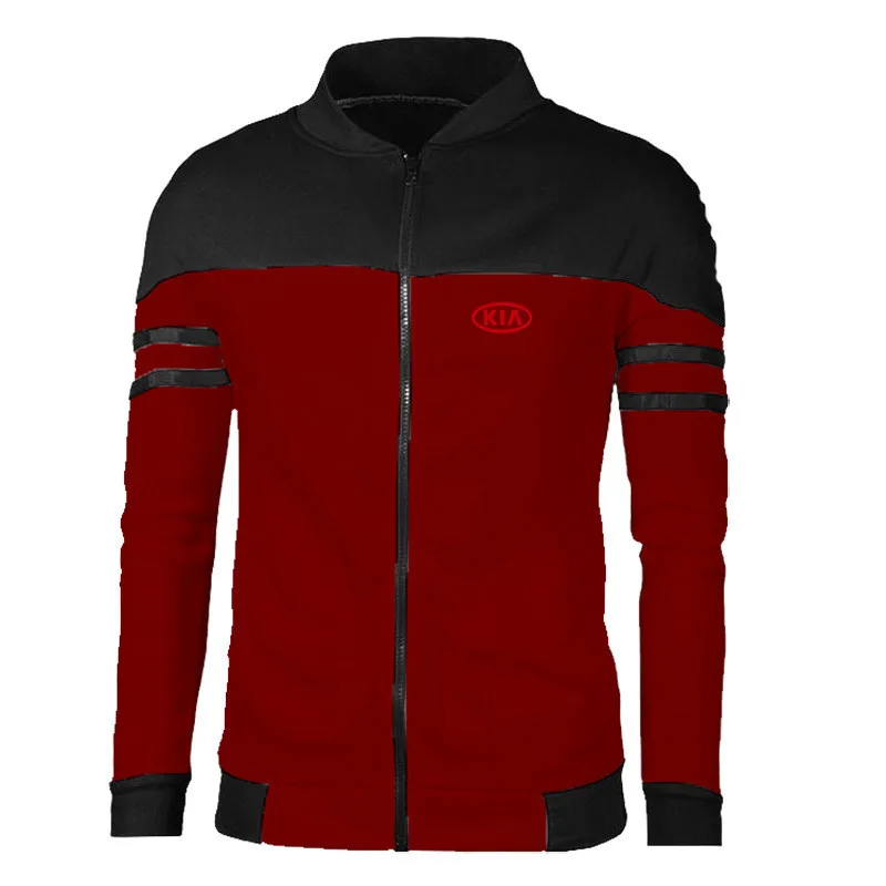 

Men's baseball uniform jacket spring 2021 new KIA car logo LOGO loose jacket jacket youth couple jacket