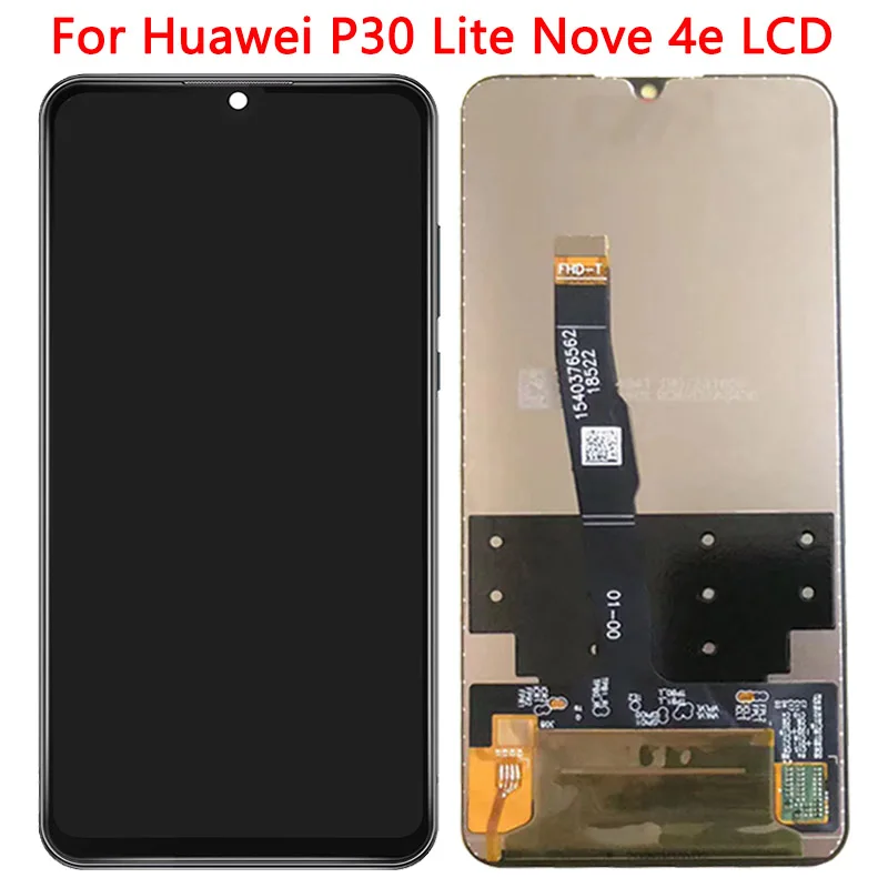 Original Nova 4e LCD For Huawei P30 Lite Display Frame Digitizer Assembly MAR-LX1 LX2 AL01 Screen | Мобильные телефоны и