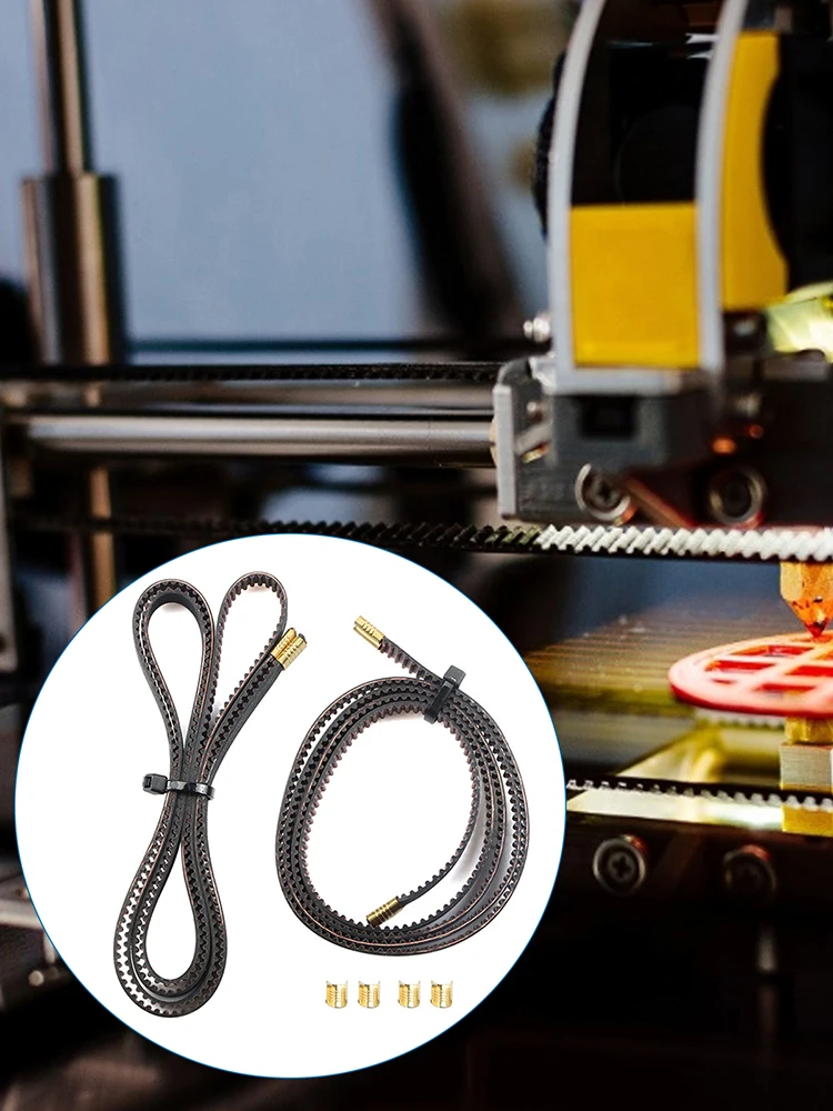 

Copper Buckle Timing Belt X Y Axis Belt For CR-6SE Gates 2GT-6 Rubber 3D Printer Accessories Office Electronics Equipment Hot