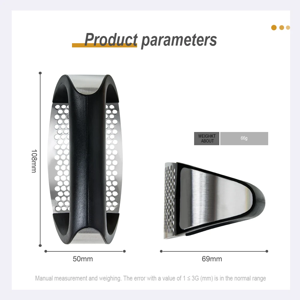 Ручной пресс для чеснока XYj измельчитель изогнутого нож измельчения из