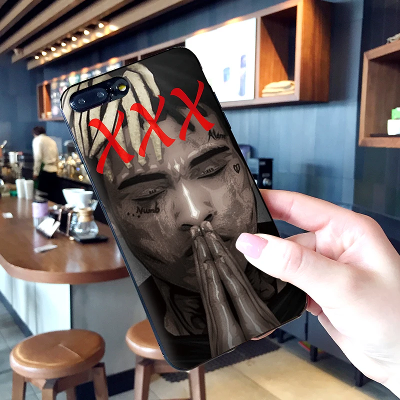 И рэп певец XXXTentacion чехол для телефона Xiaomi Mi6 Mi9 8 Lite SE макс 3 9E 5X 6X F1 A1 A2 6 Чехол Мягкий