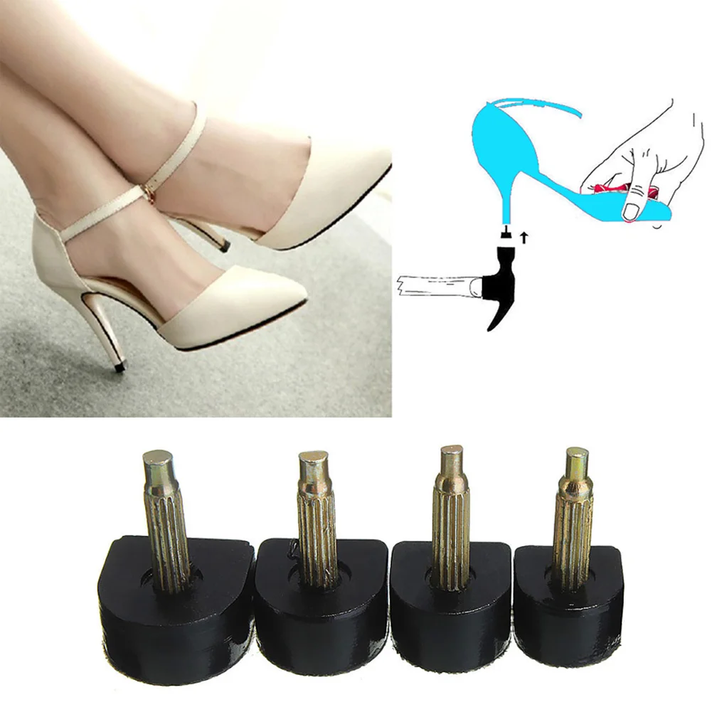 

5pcs Non-slip Heel Protector Women Shoe Spike Shoe Repair Tips Wear Resistant Shoes accessories Replacement High Heel Sleeve