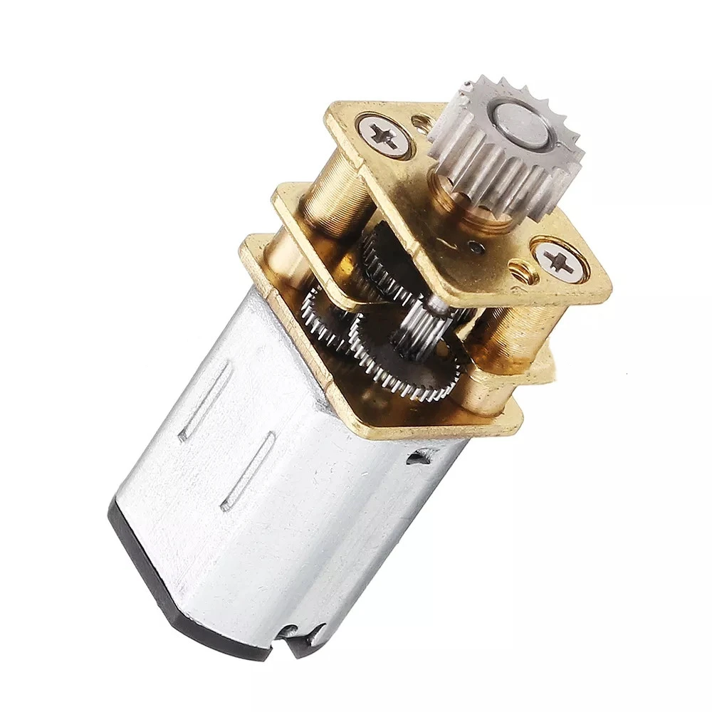 Промышленный редукторный двигатель N20 постоянного тока 3 в 6 в 12 В Редукторная режущая 3d-ручка 1:298 граффити 16 об/мин-67 об/мин Умная Ручка для печати маленький двигатель