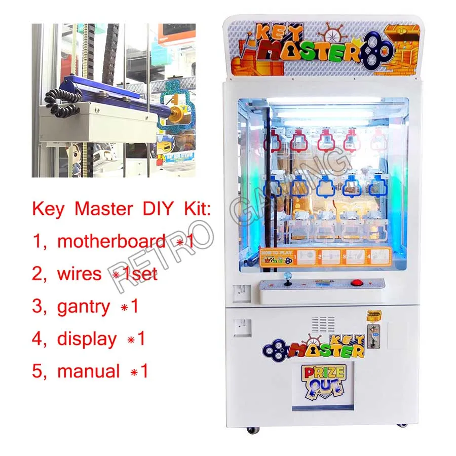 Key Master DIY kit for Prize Gift Vending Machine Indoor Amusement Game Center Token Coin Operated Arcade Game Machine